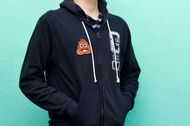 Poop emoji patch