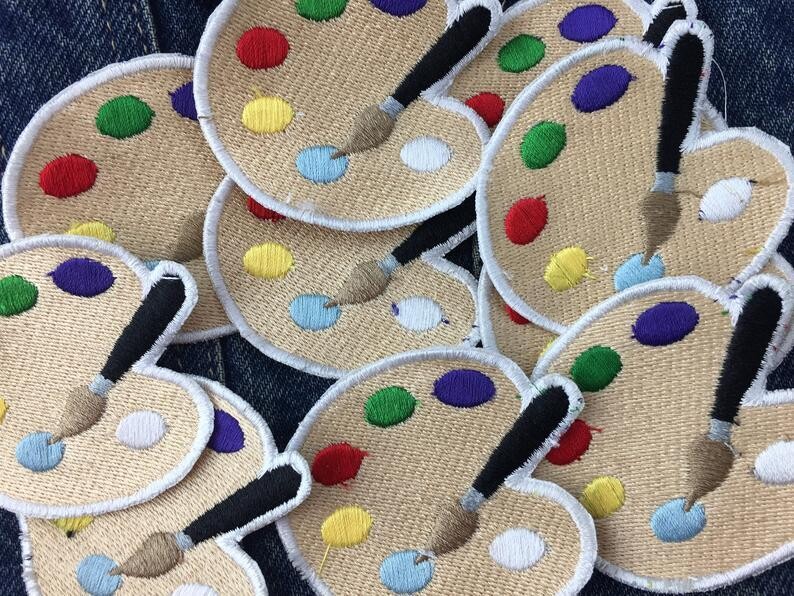 Artist palette emoji Patch