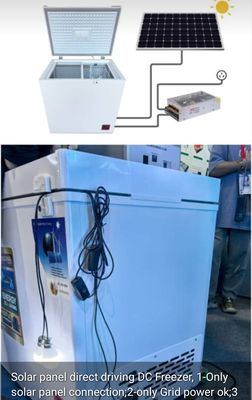 88 litres Hybrid Solar Freezer inbuilt lithium battery DC/AC .