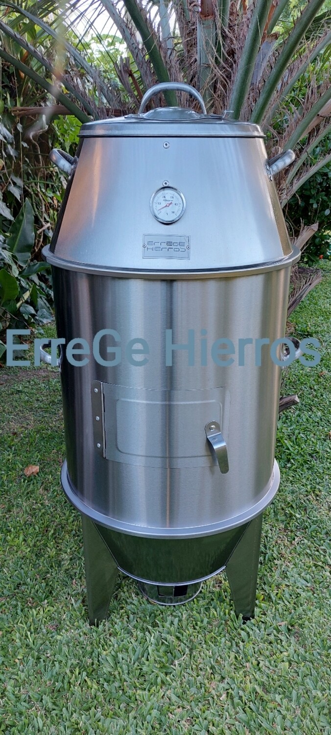 Horno Vertical a Carbon Acero inoxidable Grande