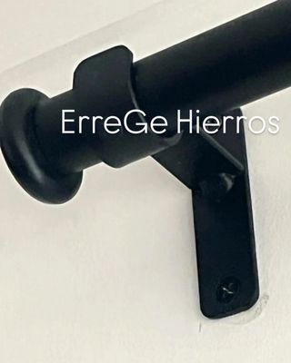 BARRAS DE HIERRO PARA CORTINAS 2.50mt diametro 19mm