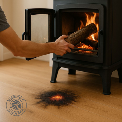  Apoyo calefactor SalvaBrasas 70x70 gris carbon