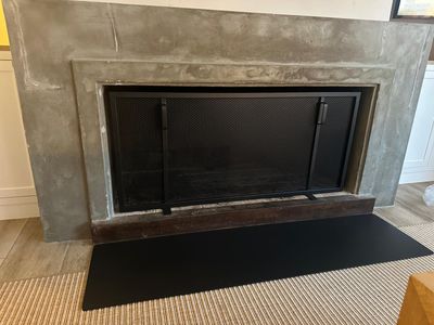 SalvaBrasa Frontal protector piso  120X40 (estandar) Gris Carbón 