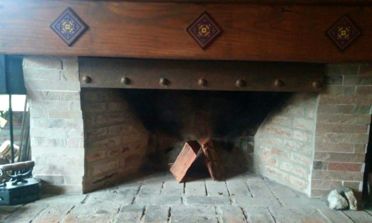 Dintel para estufa con remaches 107,3 x 15  Gris Carbón