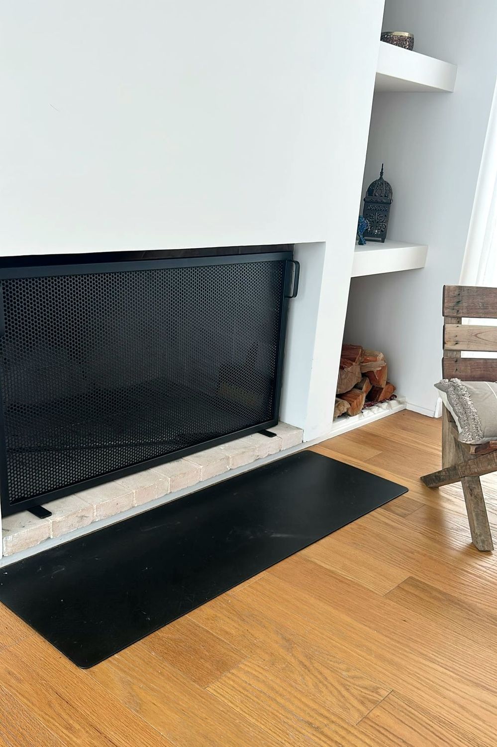 Chispero 105x56 + SalvaBrasa 140x40 Gris Carbon