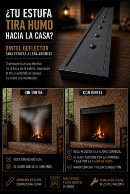 Dinteles Deflectores de Humo a medida