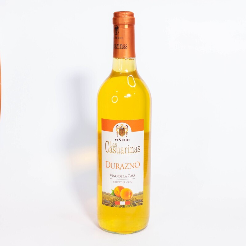 Vino Afrutado de Durazno Dulce