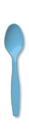 Pastel Blue premium plastic spoon