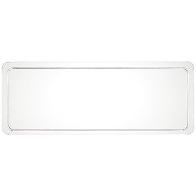 Clear 6" X 15.5" Plastic Rectangle Tray-DS