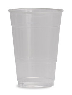 Clear 16 oz plastic cup