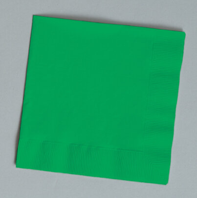 Emerald Green 1/4 fold dinner napkin 3 ply