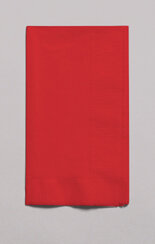 Classic Red 1/8 fold dinner napkin 2 ply