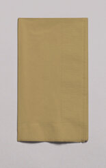 Glittering Gold 1/8 fold dinner napkin 2 ply