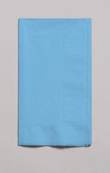 Pastel Blue 1/8 fold dinner napkin 2 ply