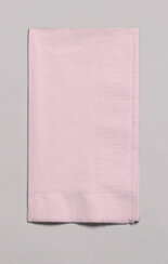 Classic Pink 1/8 fold dinner napkin 2 ply