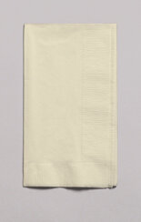 Ivory 1/8 fold dinner napkin 2 ply 100ct.