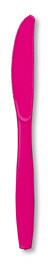 Hot Magenta premium plastic knife