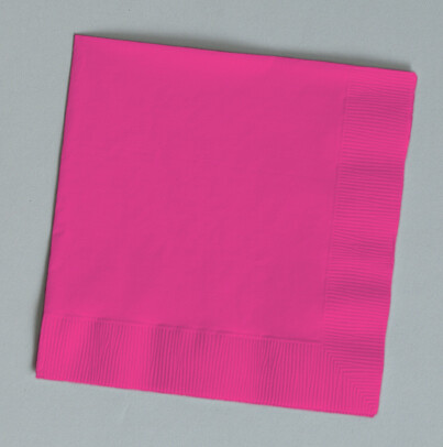 Hot Magenta luncheon napkin 3 ply