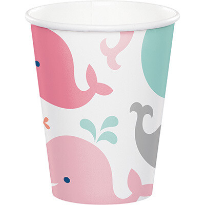Lil Spout Pink Paper 9oz Cups