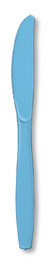 Pastel Blue premium plastic knife 50 count