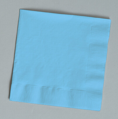 Pastel Blue luncheon napkin 3 ply