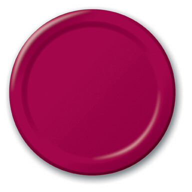 Burgundy Royale 8.75 inch plate
