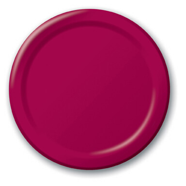 Burgundy Royale 10.25 inch plate