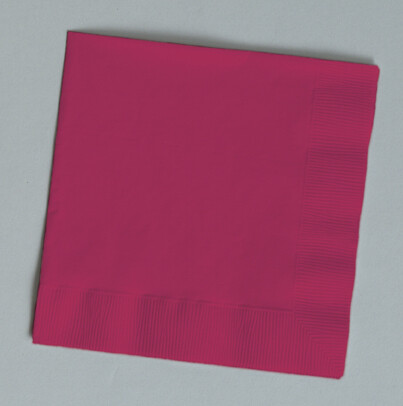 Burgundy Royale 1/4 fold dinner napkin 3 ply
