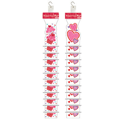 Valentine Decor Shaped Cello Bags