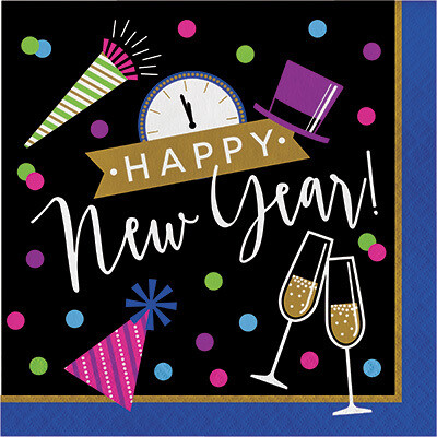 New Year Cheers Luncheon Napkins