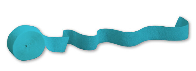 Bermuda Blue 81ft crepe streamer