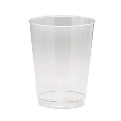 Fluted Tumbler, 12 oz Clear-DS