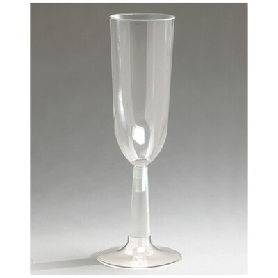 Champagne Fluted Glasses, 7 oz Clear-DS
