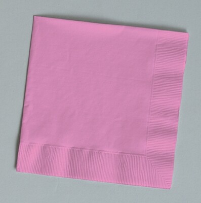 Candy Pink beverage napkin 2 ply