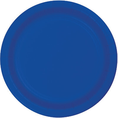 Cobalt 10.25 inch plastic plate