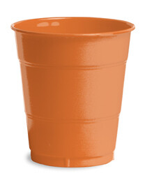 Sunkissed Orange 12 oz plastic cup