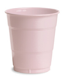 Classic Pink 12 oz plastic cup