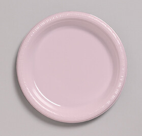 Classic Pink 10.25 inch plastic plate