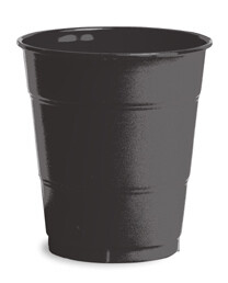 Black Velvet 12 oz plastic cup