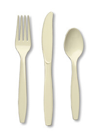 Ivory premium assorted cutlery