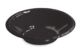Black Velvet 12 oz plastic bowl