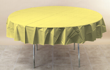 Mimosa 82 inch Plastic round tablecover