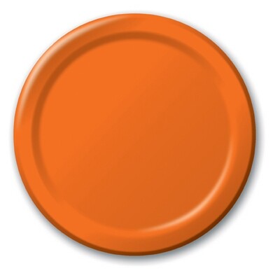 Sunkissed Orange 8.75 inch plate