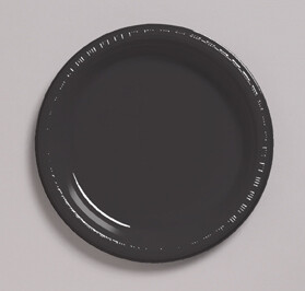 Black Velvet 10.25 inch plastic plate