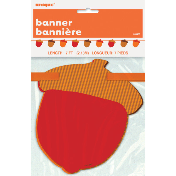 Acorn Cutout Banner-Unique