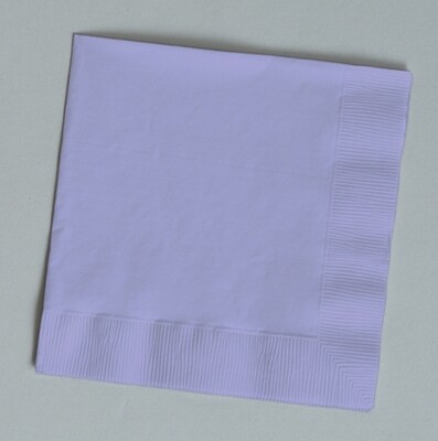 Luscious Lavender 1/4 fold dinner napkin 3 ply
