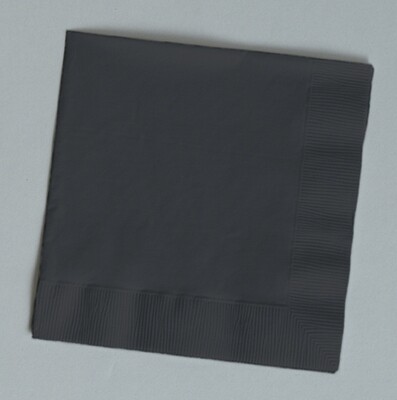 Black Velvet 1/4 fold dinner napkin 3 ply