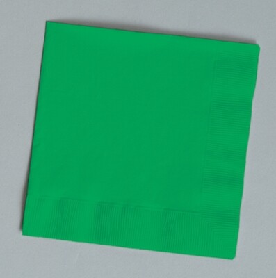 Emerald Green 1/4 fold dinner napkin 3 ply