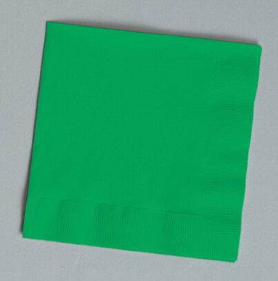 Emerald Green 1/4 fold dinner napkin 3 ply