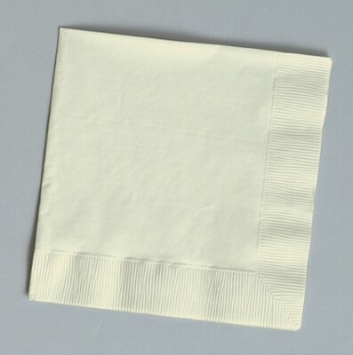 Ivory luncheon napkin 3 ply